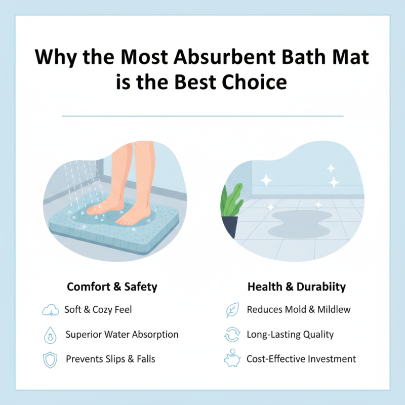 Why is the Most Absorbent Bath Mat the Best Choice for Your Home?