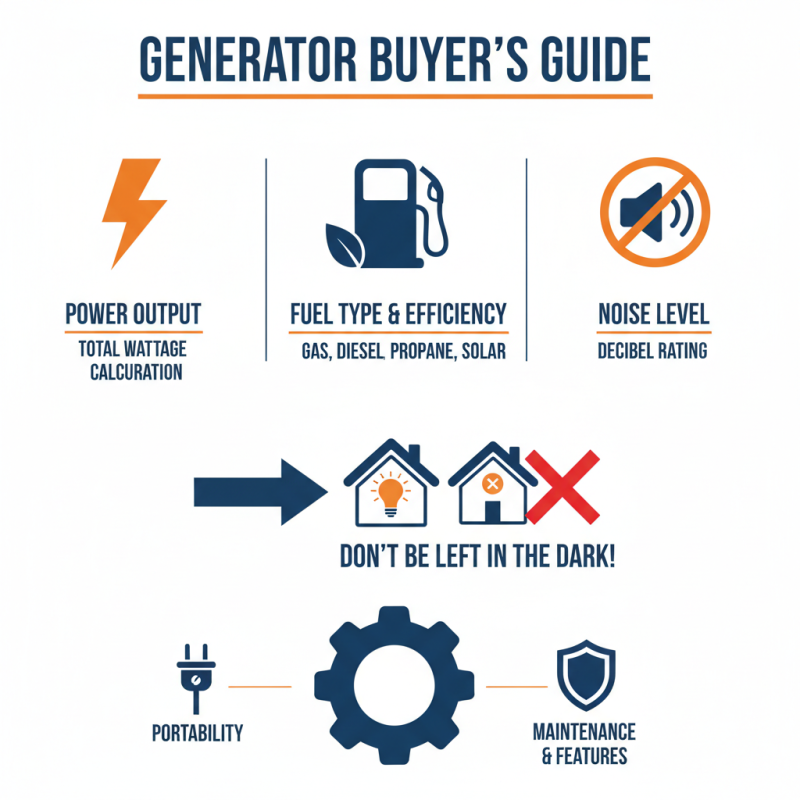 How to Choose the Best Generators for Your Needs?