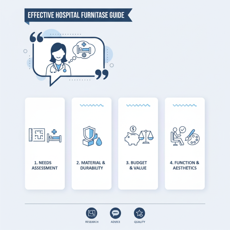 How to Buy Hospital Furniture for Sale Effectively?