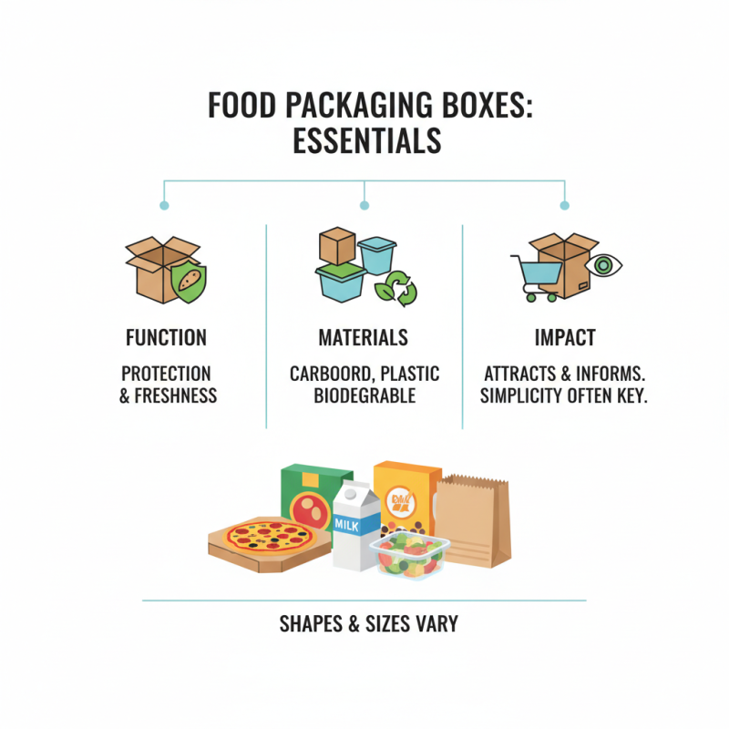 What is Food Packaging Boxes and Their Importance in Modern Retail?