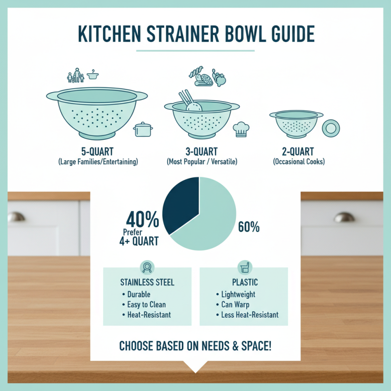 2026 Top Strainer Bowl Choices for Your Kitchen Needs?