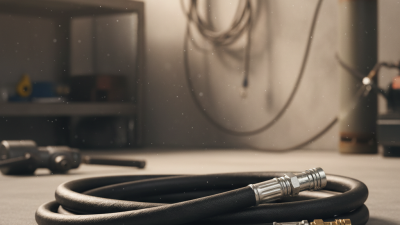 What is a rubber air hose and how is it used?