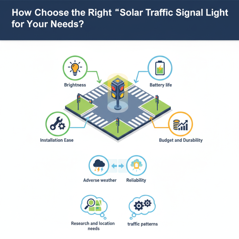 How to Choose the Right Solar Traffic Signal Light for Your Needs?