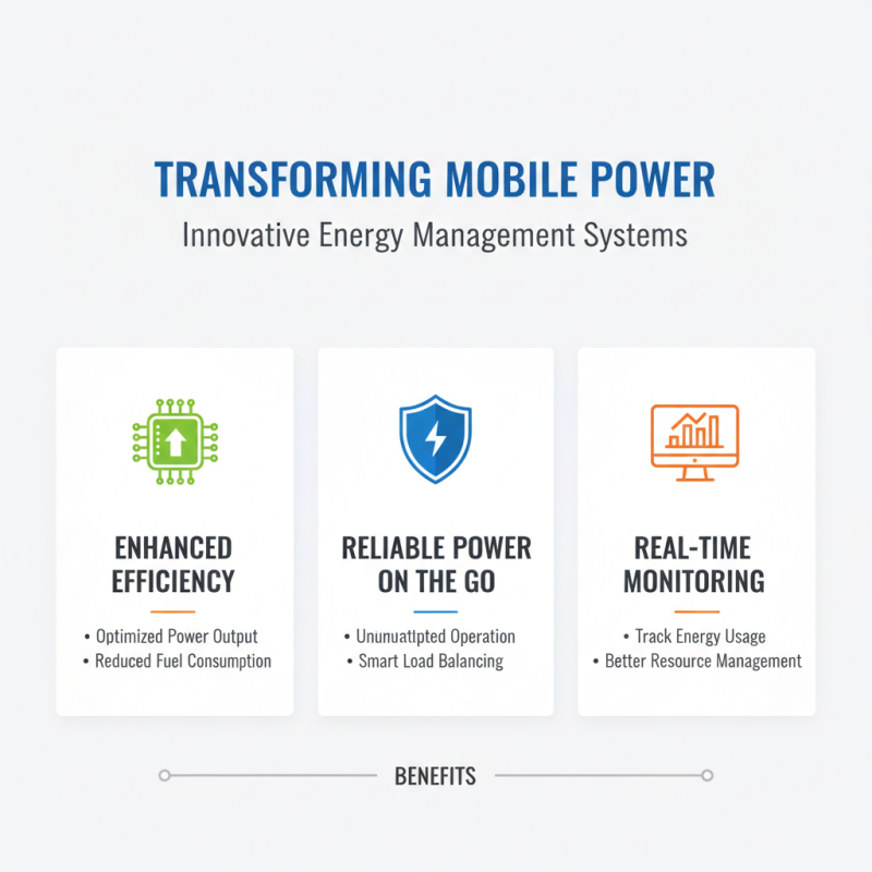 2026 Top Mobile Power Storage Generator Innovations and Trends?