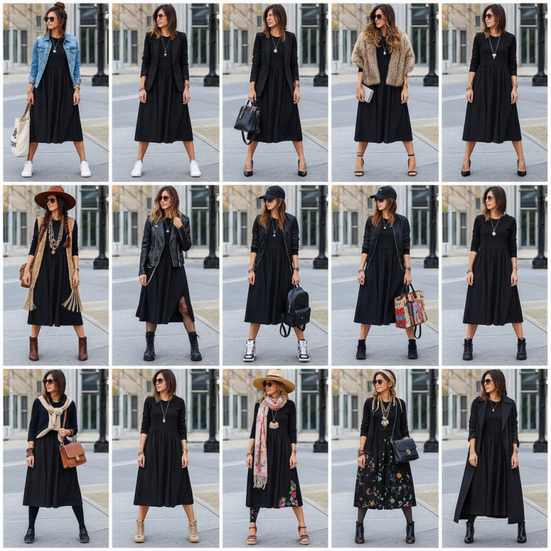 Top 10 Ways to Style a Black Dress for Any Occasion?