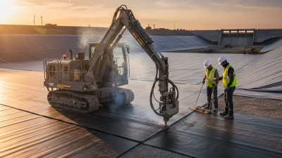 What is a geomembrane welding machine and how does it work?