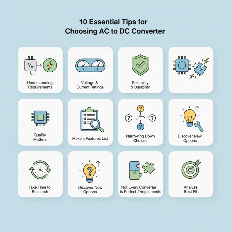 10 Essential Tips for Choosing the Right AC to DC Converter
