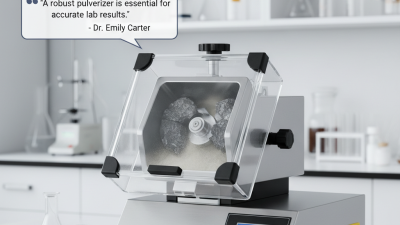 What is a laboratory sample pulverizer and how does it work?