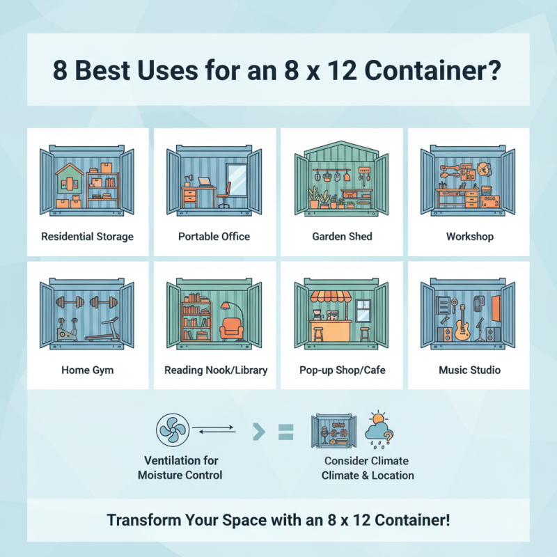 8 Best Uses for an 8 x 12 Container?