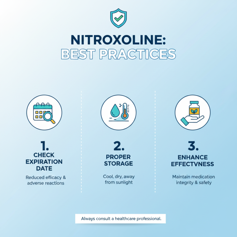 Nitroxoline Storage Instructions and Best Practices for Use?