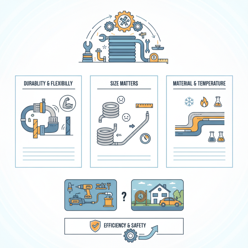 How to Choose the Right Rubber Air Hose for Your Needs?
