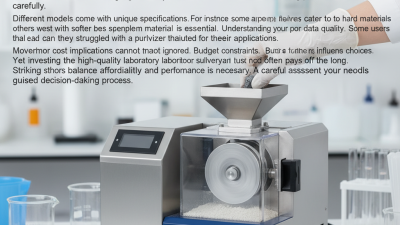 How to Choose the Right Laboratory Sample Pulverizer for Your Needs?
