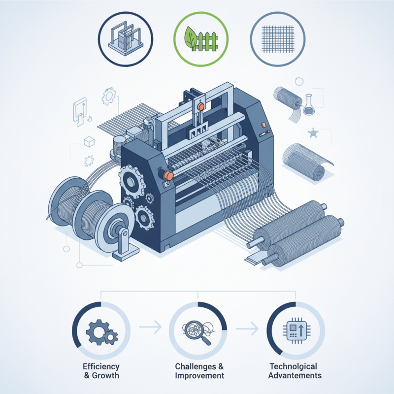 What is a wire mesh weaving machine and how does it work?
