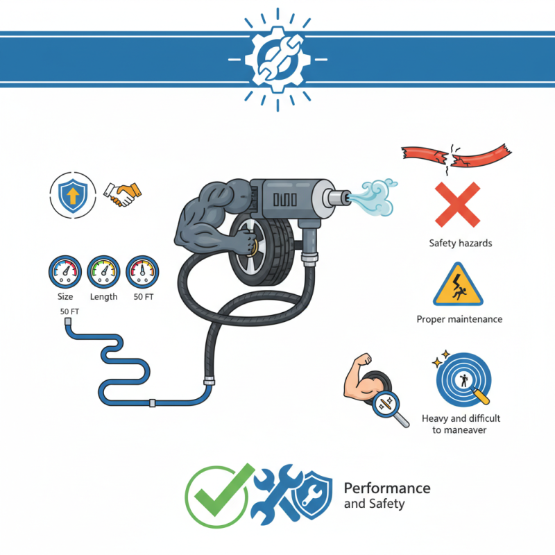 What is a rubber air hose and how is it used?