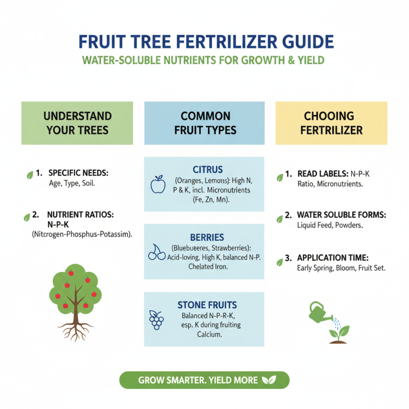 How to Use Water Soluble Fruit Tree Fertilizer Effectively?