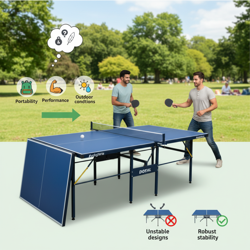 Top Outdoor Fold Up Table Tennis Tables for Your Next Game?