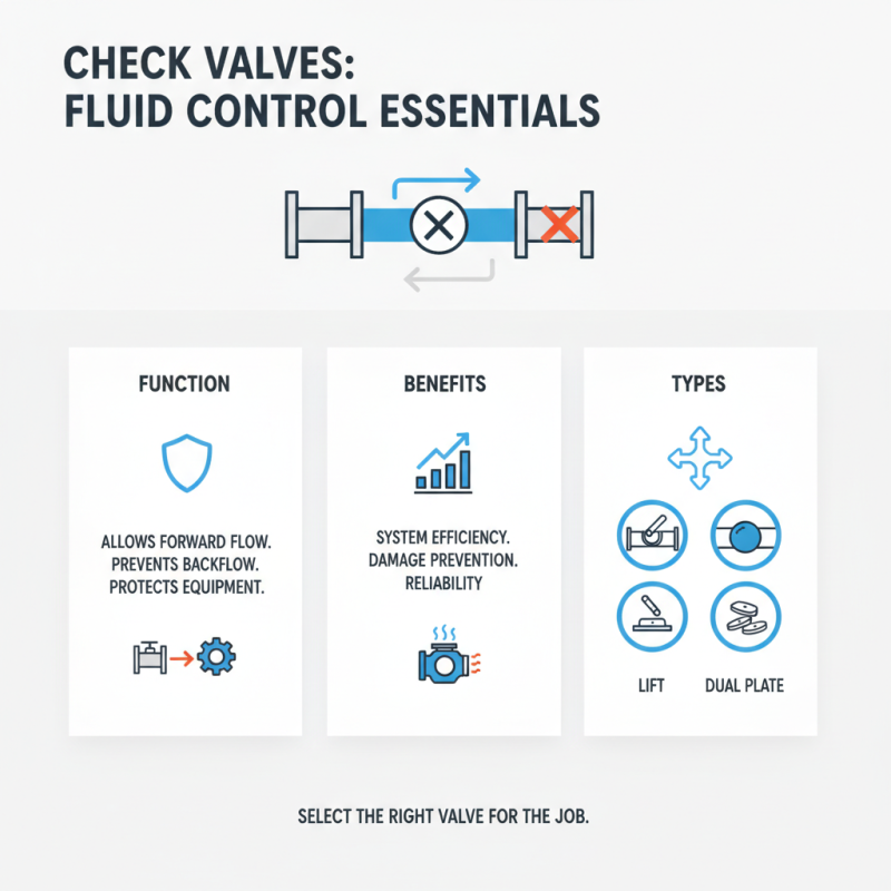 Why Are Check Valves Essential for Fluid Control Systems?