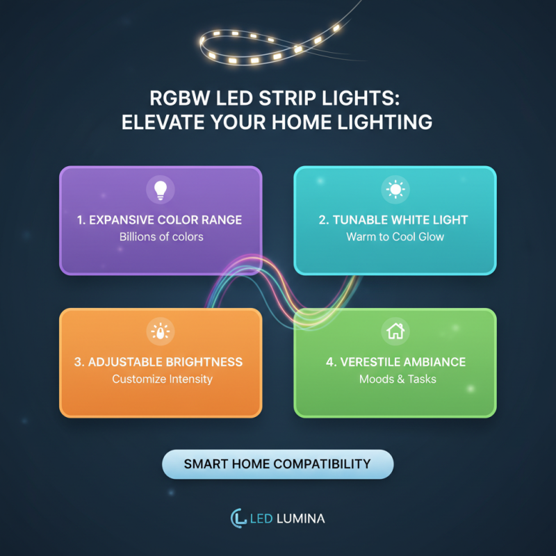 Why Choose RGBW LED Strip Lights for Your Home?
