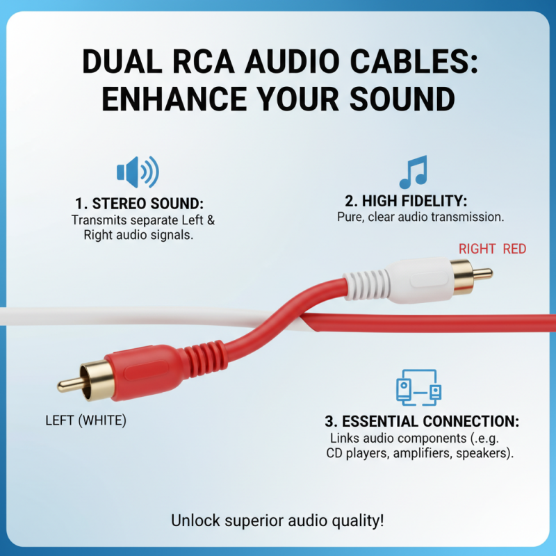 Dual Rca Cable Best Options for High Quality Audio Connections?