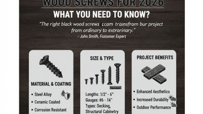 Best Black Wood Screws for 2026 What You Need to Know?
