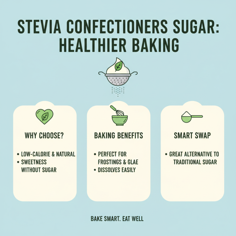 Why Choose Stevia Confectioners Sugar for Healthy Baking?