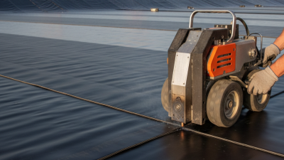 What is a geomembrane welding machine and how does it work?