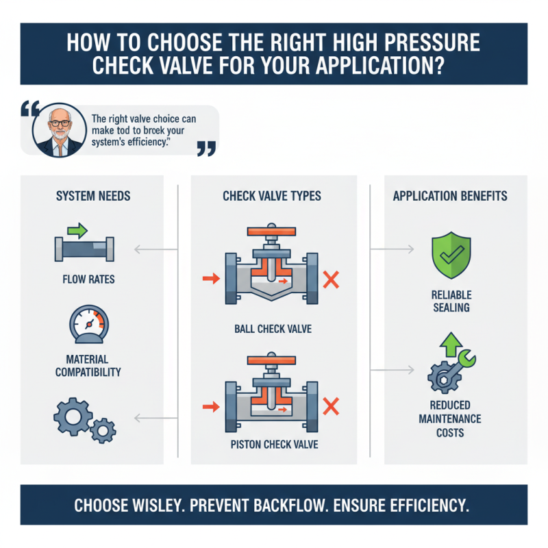 How to Choose the Right High Pressure Check Valve for Your Application?