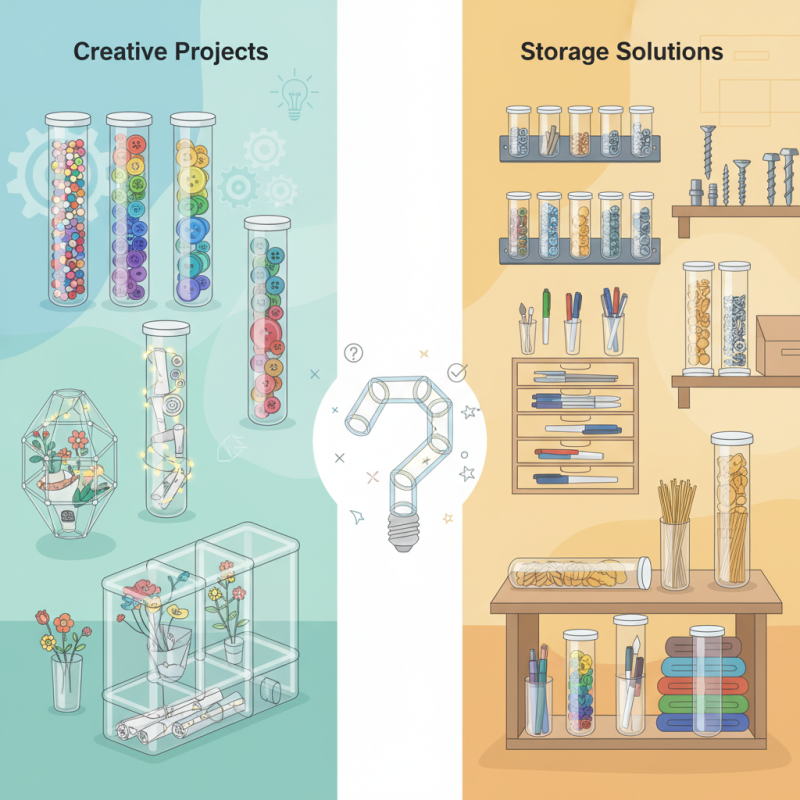How to Use Clear Plastic Tubes for Creative Projects and Storage Solutions?