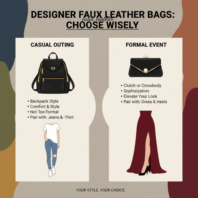 10 Tips for Choosing the Best Designer Faux Leather Bags for Every Occasion?