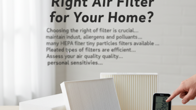 How to Choose the Right Air Filter for Your Home?