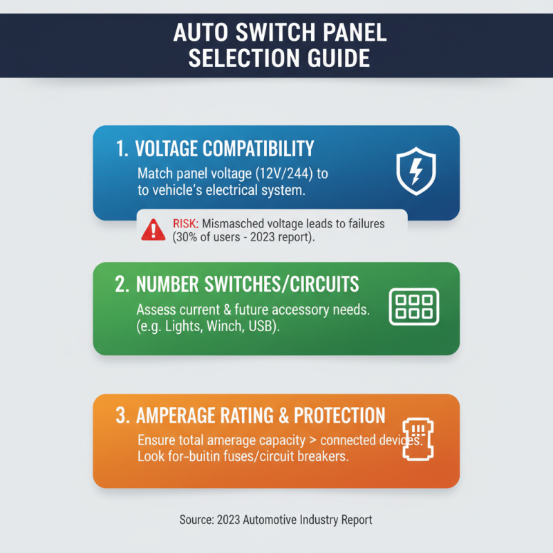 How to Choose the Best Auto Switch Panel for Your Vehicle?