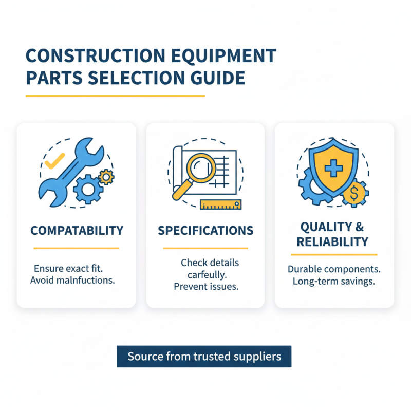 What is construction equipment parts and how to choose them?