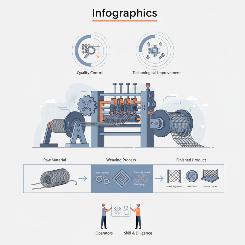 What is a wire mesh weaving machine and how does it work?