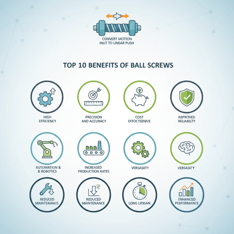 Top 10 Benefits of Using Ball Screws for Sale?