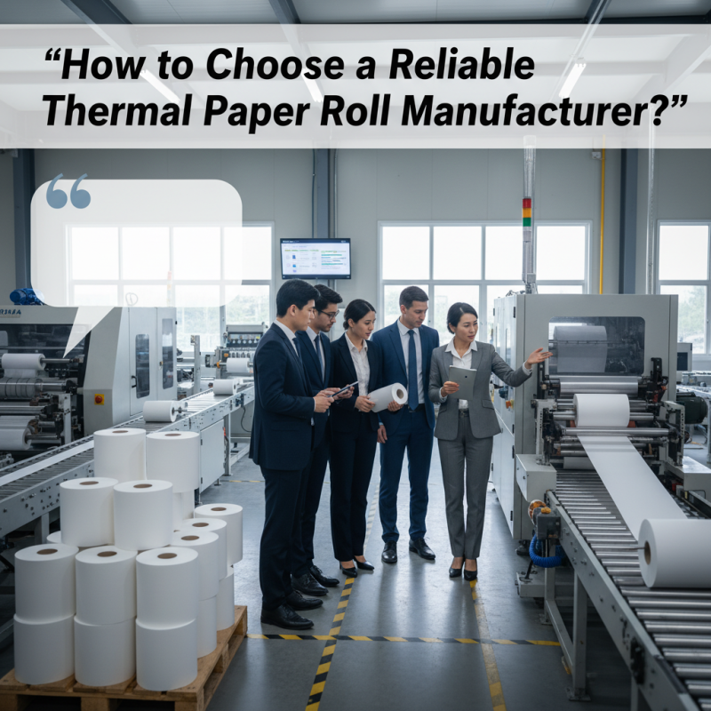 How to Choose a Reliable Thermal Paper Roll Manufacturer?