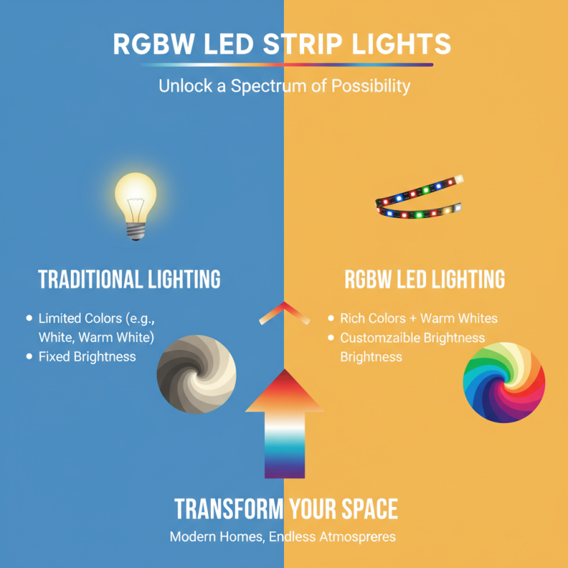 Why Choose RGBW LED Strip Lights for Your Home?
