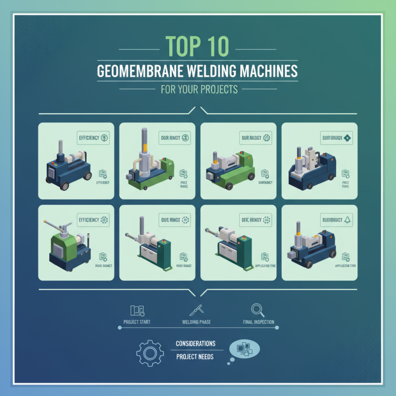 Top 10 Geomembrane Welding Machines for Your Projects?