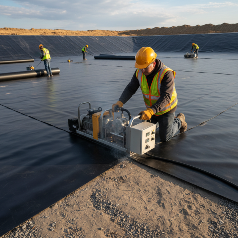 Essential Tips for Using a Geomembrane Welding Machine?