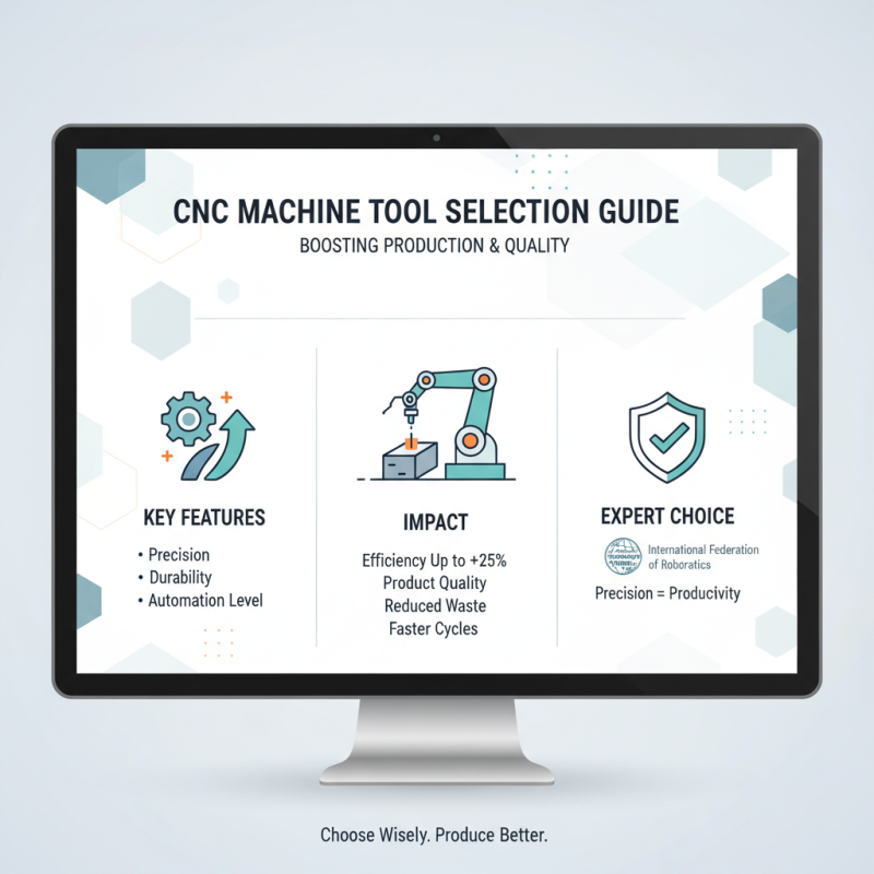 How to Choose the Right CNC Machine Tools for Your Business Needs?