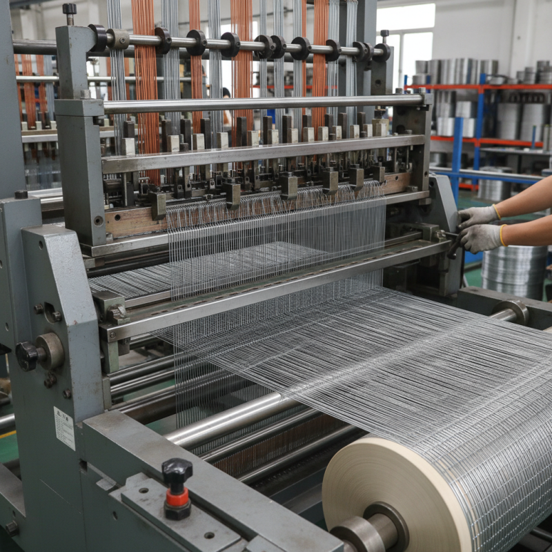 What is a wire mesh weaving machine and how does it work?