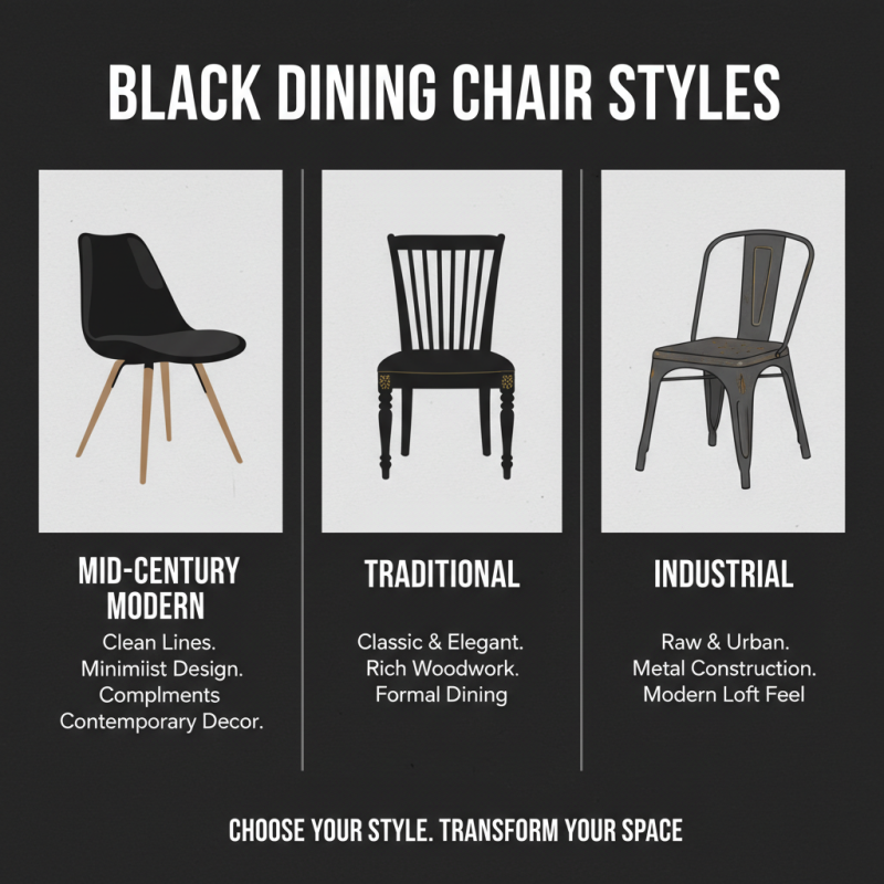 How to Choose Black Dining Chairs for Your Home?