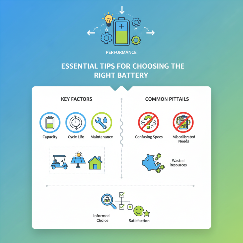 Essential Tips for Choosing the Right Trojan T105 Battery