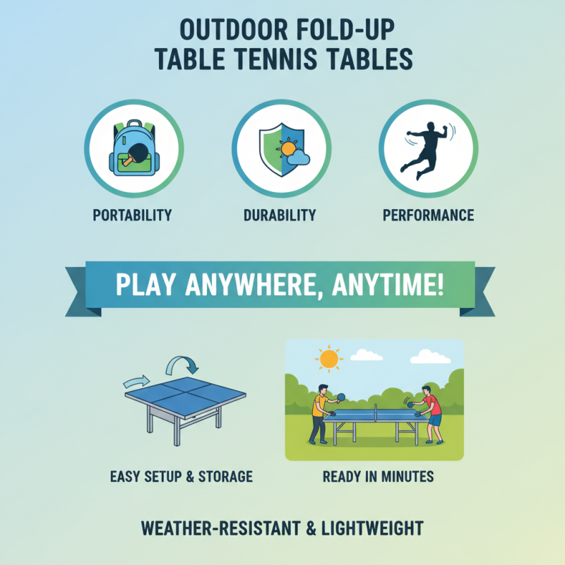 Top Outdoor Fold Up Table Tennis Tables for Your Next Game?