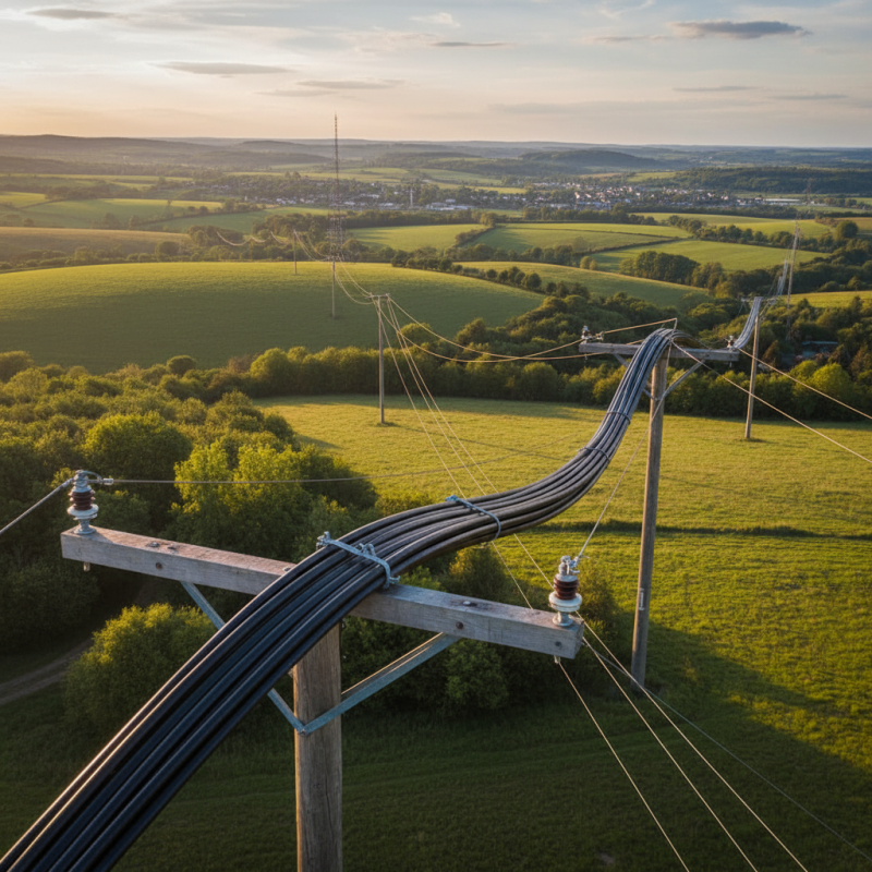 What is aerial fibre cable and how does it work?