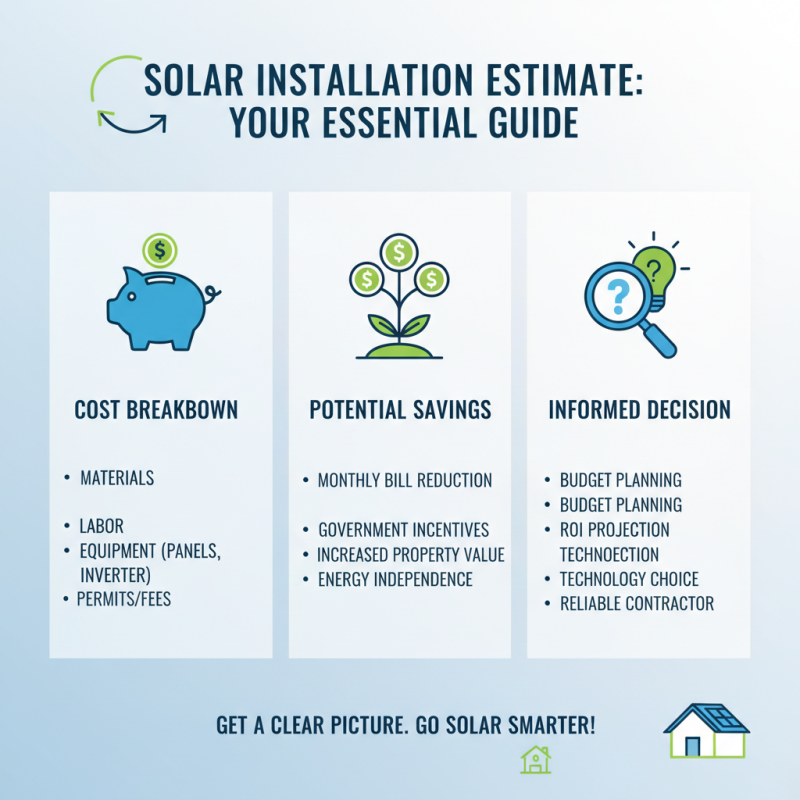 Why You Should Get a Solar Installation Estimate Before Going Solar?