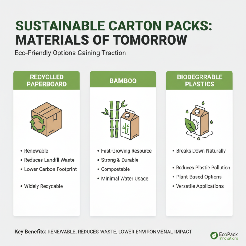 2026 Best Carton Pack Options for Sustainable Packaging Choices?