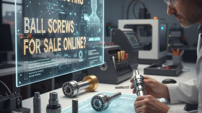 Tips for Buying Ball Screws for Sale Online?