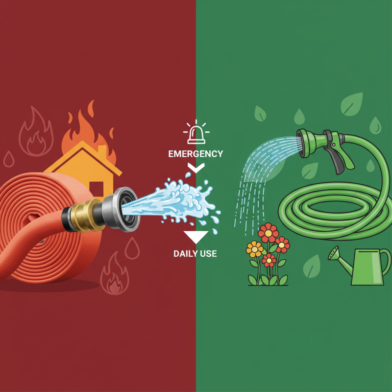 2026 How to Choose Between Fire Hose and Garden Hose?
