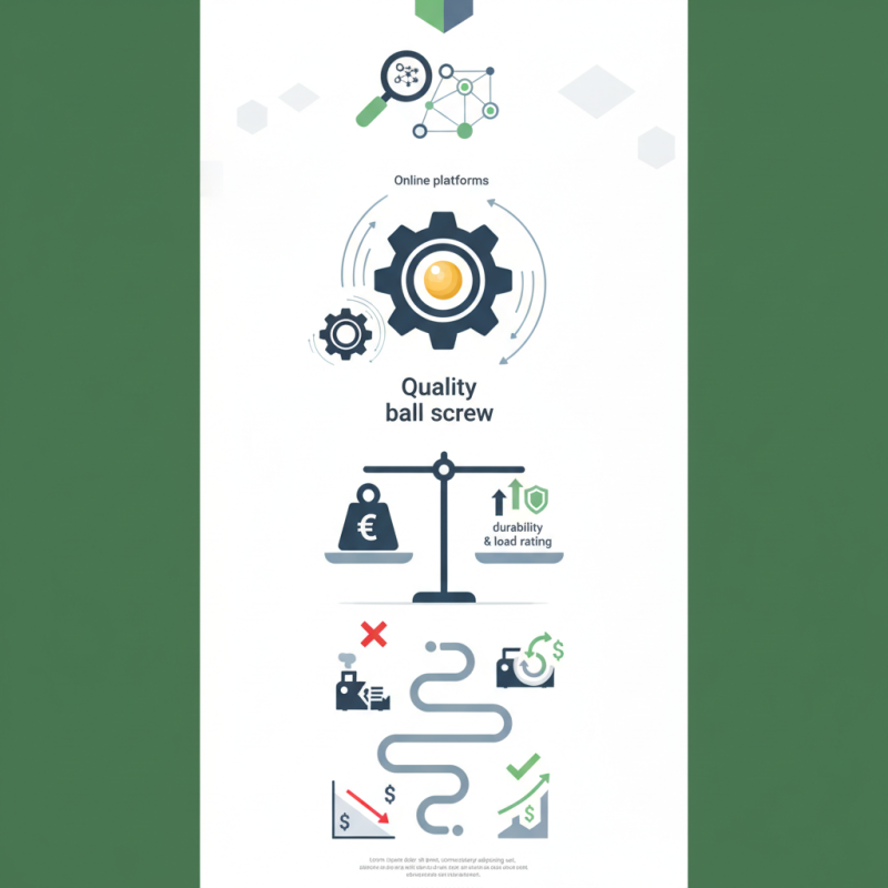 Where to Find Quality Ball Screws for Sale Online?