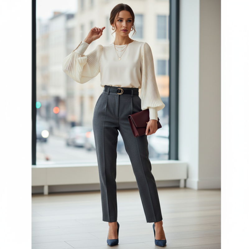 What is a Pleated Blouse Sleeve and How to Style It?